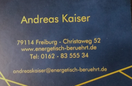 Energetisch Berührt - Andreas Kaiser Energetisch Berührt - Andreas Kaiser