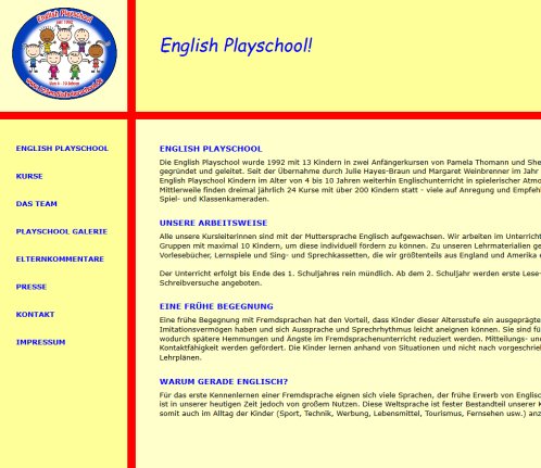 123 English Playschool  öffnungszeit