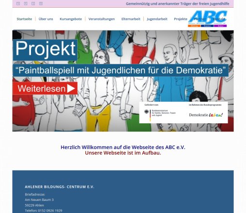 ABC e.V.   Startseite  öffnungszeit