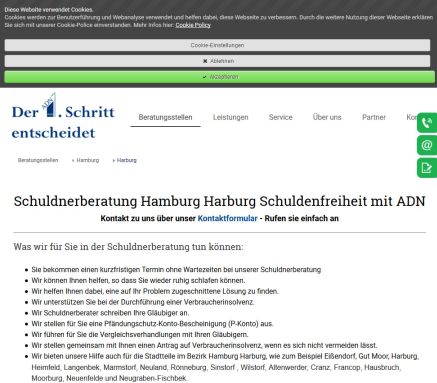 Schuldnerberatung Hamburg Harburg öffnungszeit