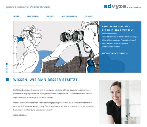 advyze. hr expertise &ndash Beratung & Strategien für effizientes Rekrutieren  öffnungszeit