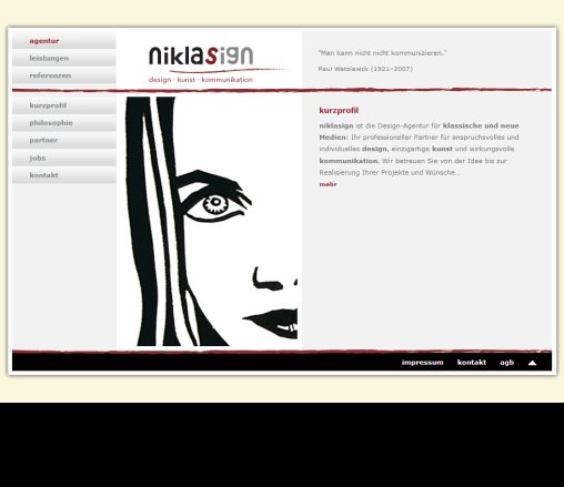 niklasign design · kunst · kommunikation Erfahrung niklasign design · kunst · kommunikation Öffnungszeit