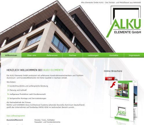 ALKU Elemente. Der Fenster und Metallbauer aus Hettstedt Erfahrung ALKU Elemente. Der Fenster und Metallbauer aus Hettstedt Öffnungszeit