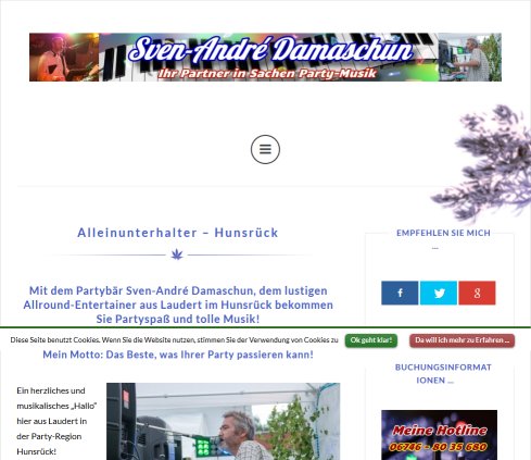 Alleinunterhalter Hunsrück Das beste was Ihrer Party passieren kann Erfahrung Alleinunterhalter Hunsrück Das beste was Ihrer Party passieren kann Öffnungszeit