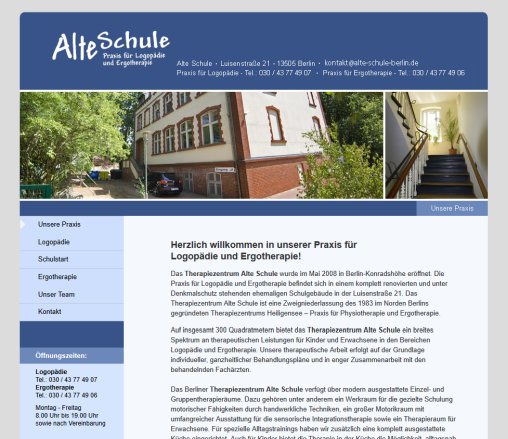 Logopädie Ergotherapie: Alte Schule in Berlin Konradshöhe  öffnungszeit