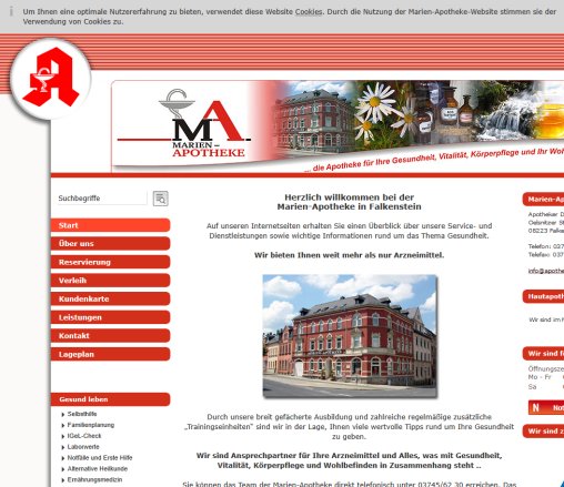 Marien Apotheke Falkenstein Erfahrung Marien Apotheke Falkenstein Öffnungszeit