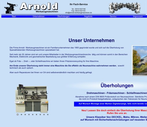 Roland Arnold Werkzeugmaschinen  &ouml;ffnungszeit