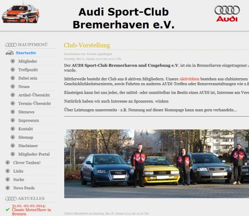 Home | Audi Sport Club Bremerhaven und Umgebung e.V. Erfahrung Home | Audi Sport Club Bremerhaven und Umgebung e.V. Öffnungszeit