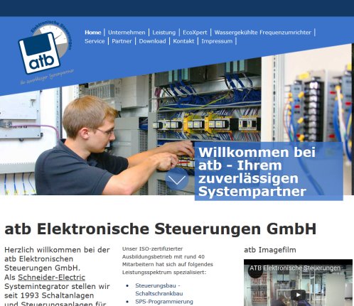 Ihr zuverlässiger Systempartner für den Schaltschrankbau   ATB GmbH atb Elektronische Steuerungen GmbH öffnungszeit
