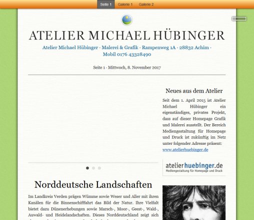 Atelier Michael Hübinger  Werbeagentur  28832 Achim zw. Bremen u. Verden  öffnungszeit