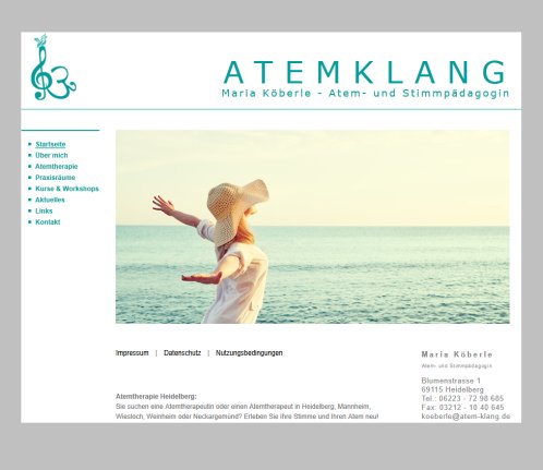 Atemtherapie Heidelberg | Atemtherapeutin Stimmpädagogin Maria Köberle Erfahrung Atemtherapie Heidelberg | Atemtherapeutin Stimmpädagogin Maria Köberle Öffnungszeit