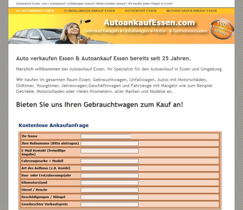 >>> AUTOANKAUF ESSEN - Autoankauf Essen Erfahrung >>> AUTOANKAUF ESSEN - Autoankauf Essen Öffnungszeit