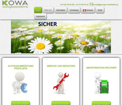 KOWA Autogassysteme &ouml;ffnungszeit