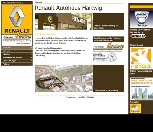 Renault Autohaus Hartwig  öffnungszeit