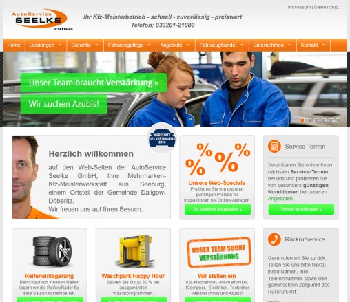 AutoService Seelke in Seeburg Ihre Kfz Werkstatt für alle Typen AutoService Seelke GmbH öffnungszeit