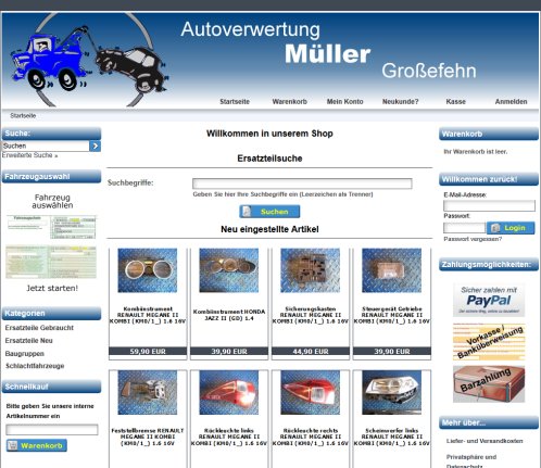 Autoverwertung Mueller Großefehn Autoverwertung Müller GbR öffnungszeit