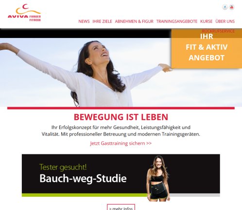 Aviva Frauen Fitness  öffnungszeit