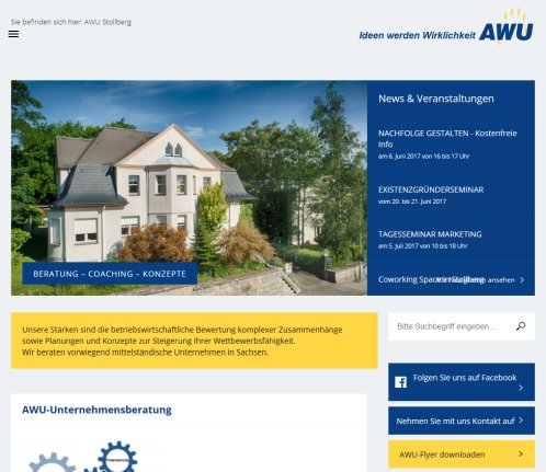 AWU Management & Innovation GmbH » 09366 Stollberg | Startseite AWU Management und Innovation GmbH öffnungszeit