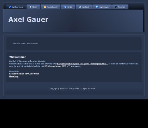 Willkommen auf der Website von Axel Gauer   Axel Gauer  öffnungszeit