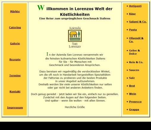 Azienda San Lorenzo Erfahrung Azienda San Lorenzo Öffnungszeit