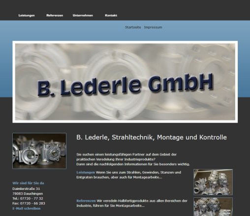 B. Lederle  Strahltechnik  Montage und Kontrolle Bernhard Lederle GmbH öffnungszeit