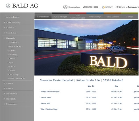 Bald AG Center Betzdorf Erfahrung Bald AG Center Betzdorf Öffnungszeit