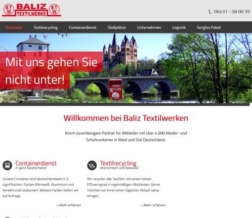 Baliz Textilwerke   Baliz Textilwerke  öffnungszeit