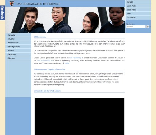 Privatschule Internat Unterricht mit dem iPad iTunes U Villa Wewersbusch GmbH Erfahrung Privatschule Internat Unterricht mit dem iPad iTunes U Villa Wewersbusch GmbH Öffnungszeit