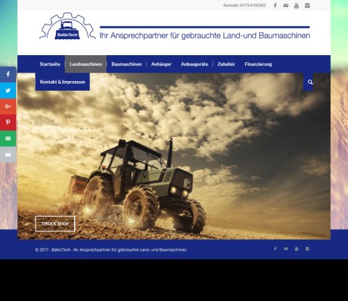 BalticTech Ihr Ansprechpartner für gebrauchte Land und Baumaschinen Startseite Erfahrung BalticTech Ihr Ansprechpartner für gebrauchte Land und Baumaschinen Startseite Öffnungszeit
