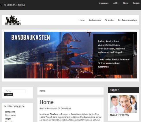 Bandbaukasten &ouml;ffnungszeit