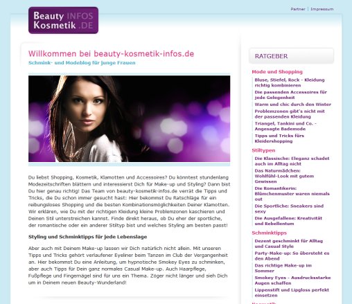 beauty kosmetik infos.de Schmink und Modeblog für junge Frauen OC Projects Optendrenk Calinski GmbH Erfahrung beauty kosmetik infos.de Schmink und Modeblog für junge Frauen OC Projects Optendrenk Calinski GmbH Öffnungszeit