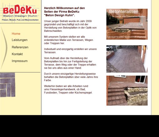 BeDeKu Beton Design Kuhn  Werne  öffnungszeit