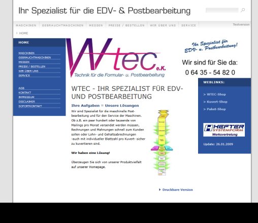 WTEC   Ihr Spezialist für EDV  und Postbearbeitung Wtec e.K. öffnungszeit