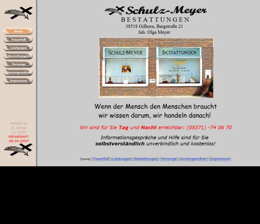Bestattungen Schulz Meyer 38518 Gifhorn Erfahrung Bestattungen Schulz Meyer 38518 Gifhorn Öffnungszeit