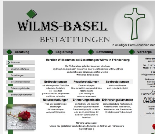 Bestattungen Wilms Fröndenberg Startseite Erfahrung Bestattungen Wilms Fröndenberg Startseite Öffnungszeit