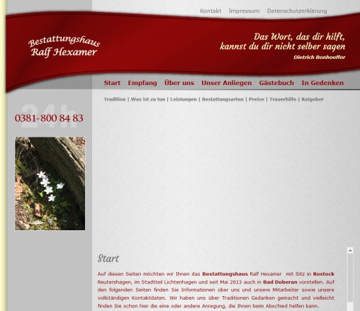 Bestattungshaus Otten   Ihr Bestatter in der Selfkant Region  &ouml;ffnungszeit