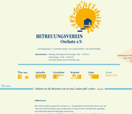 Betreuungsverein Oschatz e.V. Betreuungsverein Oschatz e.V. &ouml;ffnungszeit