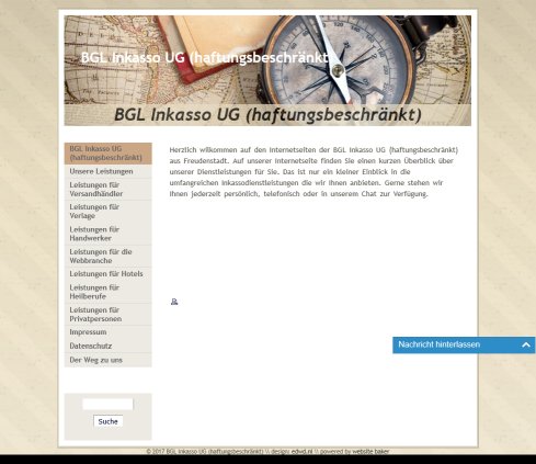 BGL Inkasso UG (haftungsbeschränkt) Erfahrung BGL Inkasso UG (haftungsbeschränkt) Öffnungszeit