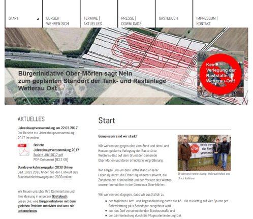 Bürgerinitiative Ober Mörlen sagt Nein zum geplanten Standort der Tank  und Rastanlage Wetterau Ost  öffnungszeit