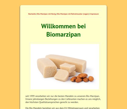 Bio Marzipan  öffnungszeit