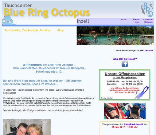 Blue Ring Octopus  öffnungszeit