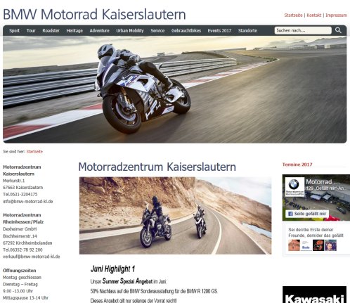 BMW Motorradzentrum Kaiserslautern Dexheimer GmbH Erfahrung BMW Motorradzentrum Kaiserslautern Dexheimer GmbH Öffnungszeit