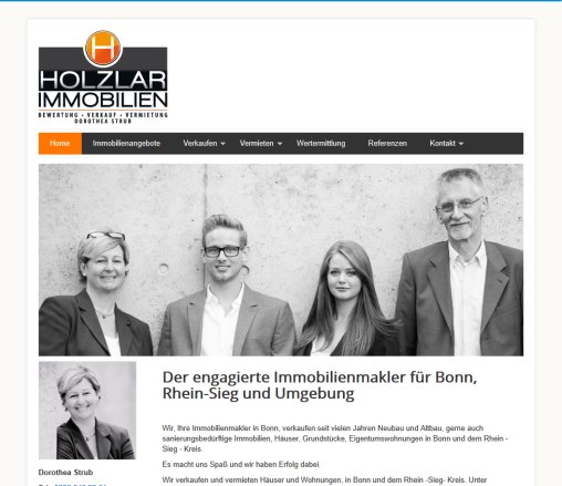 Holzlar Immobilien · Dorothea Strub Keil   Bewertung  Verkauf und Vermietung   Home  &ouml;ffnungszeit