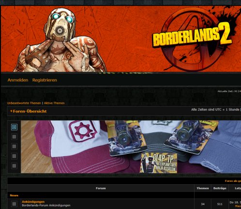 www.borderlands forum.de • Foren Übersicht  öffnungszeit