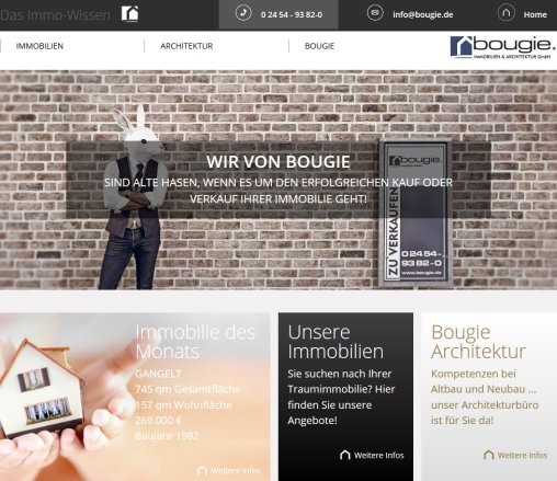 Bougie Immobilien GmbH öffnungszeit