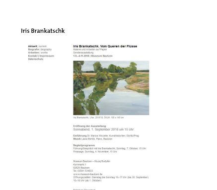 Iris Brankatschk   Aktuell   brankatschk.de  öffnungszeit