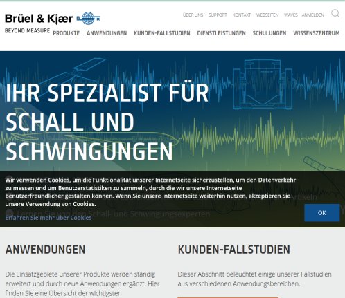 Startseite   Brüel & Kjær Brüel & Kjaer GmbH öffnungszeit