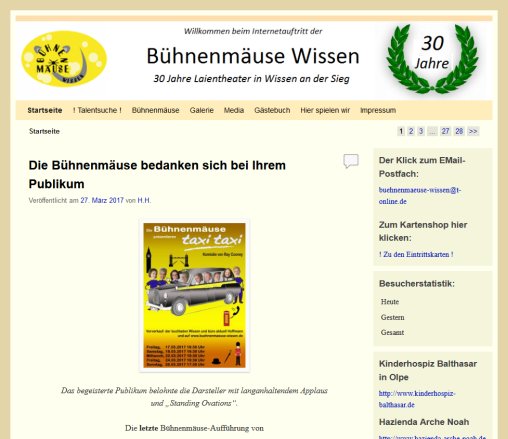 Bühnenmäuse Wissen Erfahrung Bühnenmäuse Wissen öffnungszeit