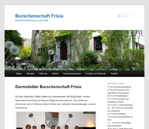 Darmst&auml;dter Burschenschaft Frisia &ouml;ffnungszeit