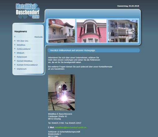 Herzlich Willkommen auf unserer Homepage. Metallbau Buschendorf GmbH Erfahrung Herzlich Willkommen auf unserer Homepage. Metallbau Buschendorf GmbH Öffnungszeit